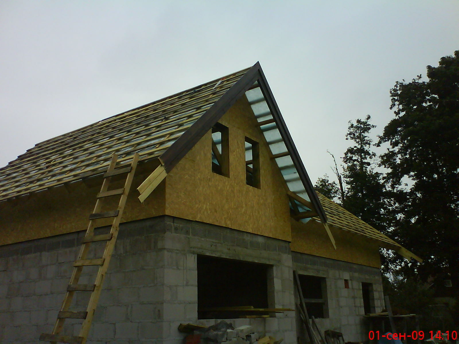 Строительство крыши цена